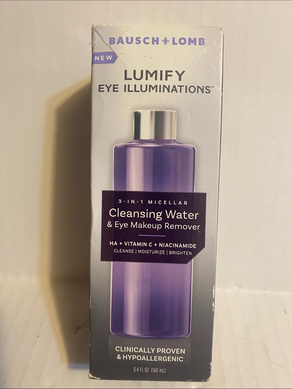 Bausch + Lomb Lumify Eye Illuminations Cleansing Water – Purple